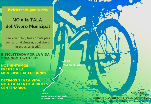 Nuevo afiche bicicleteada